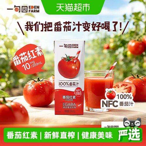 一甸园NFC直榨低钠番茄汁