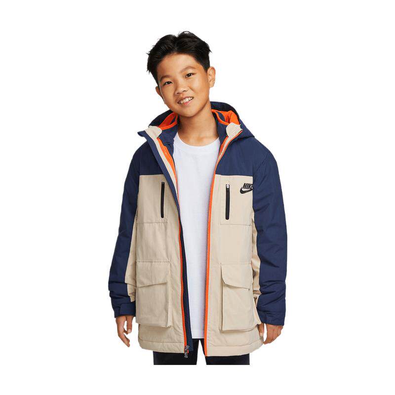 【自营】NIKE耐克男大童运动休闲棉服NY2542019GS-002