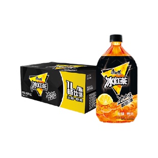 康师傅无糖冰红茶1L*12瓶整箱囤货0糖0脂0能量柠檬味茶饮料