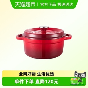 VISIONS珐琅锅2.8L炖锅炖盅铸铁锅汤锅原装