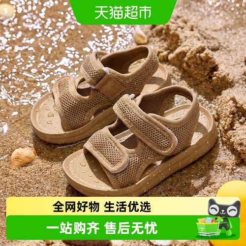 幸福玛丽儿童凉鞋软底弹力速干