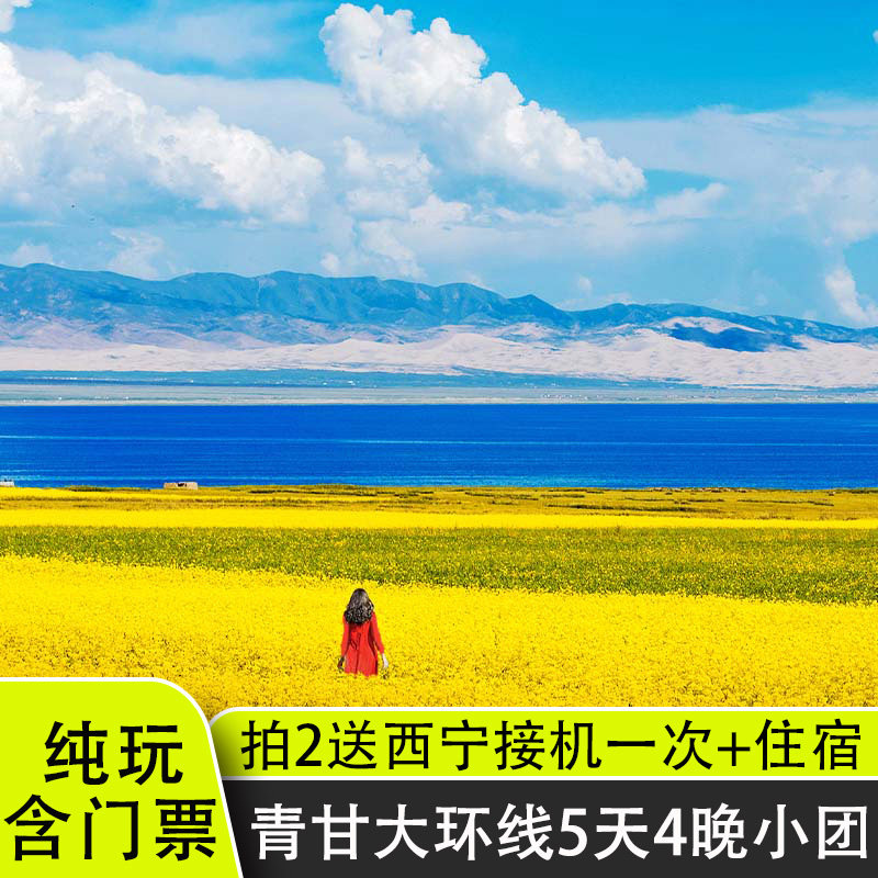 【含门票】青海紫竹国旅5天4晚纯玩8人团旅游拼车西北大环线敦煌,度假线路/签证送关/旅游服务,境内跟团游,淘宝优惠券,粉丝福利购,淘宝优惠卷