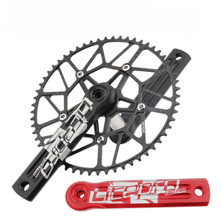 Litepro折叠车公路车中空一体曲柄正负齿牙盘7075高强度铝合金