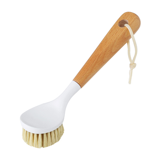 榉木长柄洗锅刷家用小刷子刷锅神器厨房不粘锅去污清洁锅刷