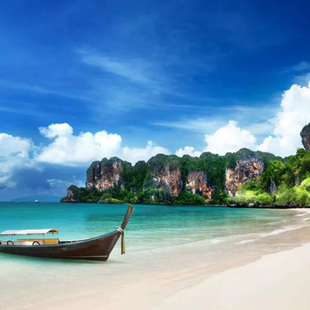 泰国曼谷+甲米7天6晚自由行城市海岛蜜月旅游 往返机票酒店接送机