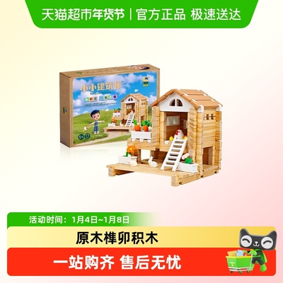 智慧宝盒小小建筑师榫卯积木玩具