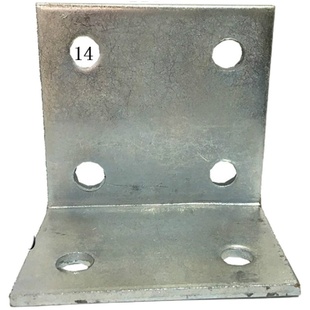 镀锌角码防腐木直角幕墙连接件L型角码90度铁角加厚钢结构80*110