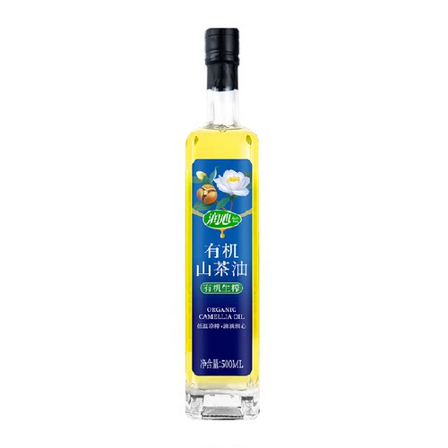 润心有机生榨茶籽油食用油500ml