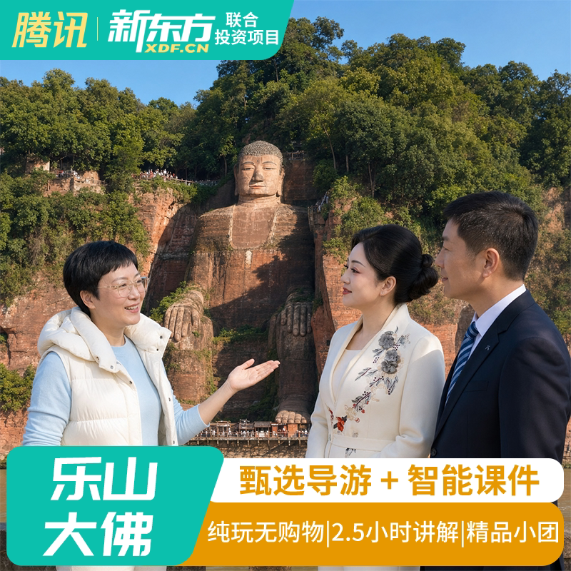 【甄选导游】乐山大佛讲解2.5H金牌导游讲解VIP小团大咖解说亲子