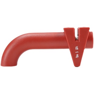 张小泉威锋单孔磨刀器快速家用磨刀神器陶瓷片手动厨房菜刀研磨器