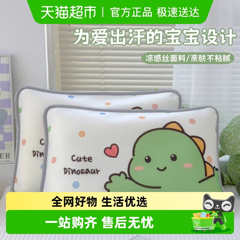 A类卡通儿童冰丝枕套