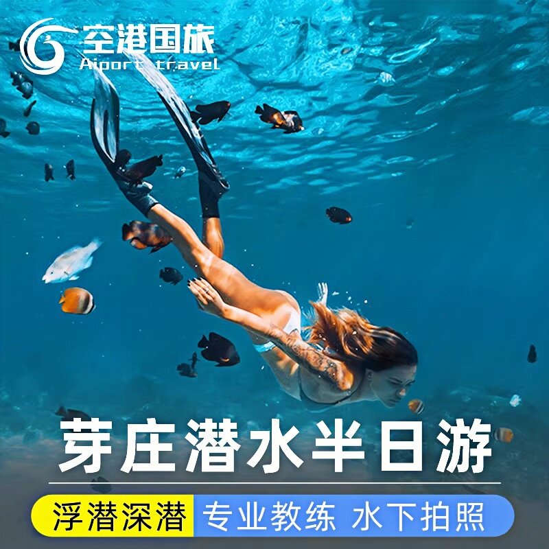 越南芽庄潜水PADI/OW/AOW考证3日课程黑岛浮深潜中文教练1对1接送