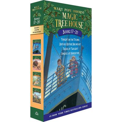 英文原版 神奇树屋 17-20套装 Magic Tree House Volumes 17-20 Boxed Set 进口原版 中小学英文读物