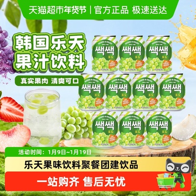 乐天LOTTE韩式葡萄汁多口味果汁