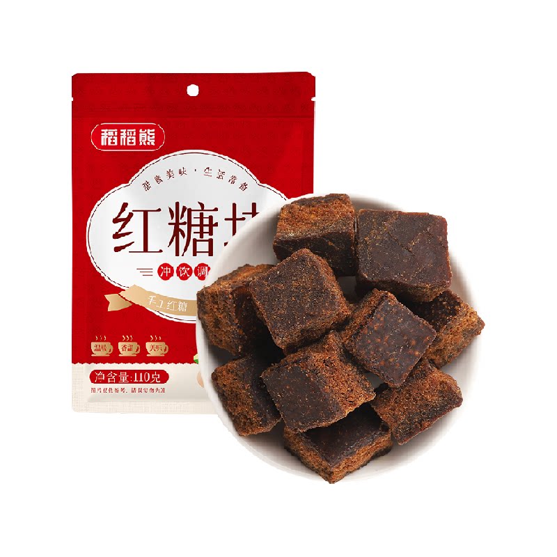 稻稻熊红糖块手工慢熬图片