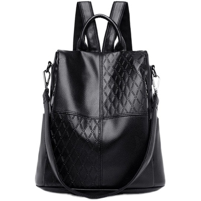 真皮双肩包女新款头层牛皮潮