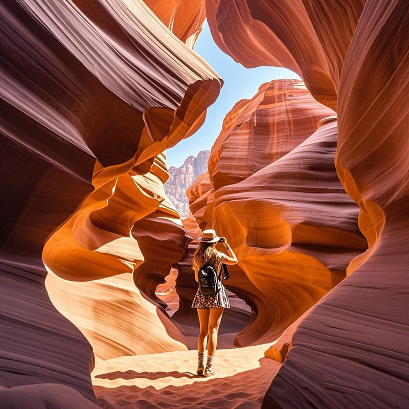 【13人团 洛杉矶进出】美国旅游羚羊谷大峡谷7天6晚游拉斯维加斯