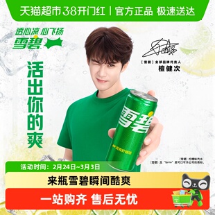 檀健次代言 雪碧碳酸饮料心动罐汽水多种包装自主选择