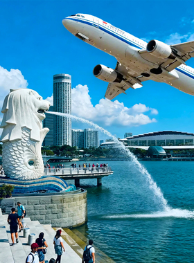 上海往返新加坡4-7天直飞单机票机场贵宾厅自由行旅游环球影城