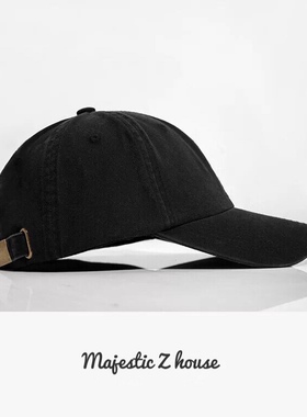 #Peaked cap#做旧复古撞色棒球帽鸭舌帽遮阳帽可调节