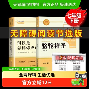 骆驼祥子和钢铁是怎样炼成的七年级下册语文配套人教版阅读名著