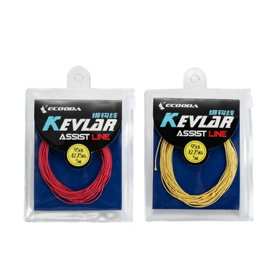 伊酷达绑钩线凯夫拉线10-60号铁板钩绑钩PE线海钓铁板钩子线