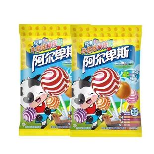 阿尔卑斯棒棒糖混合口味200g婚庆喜糖零食糖果20支牛奶网红水果糖