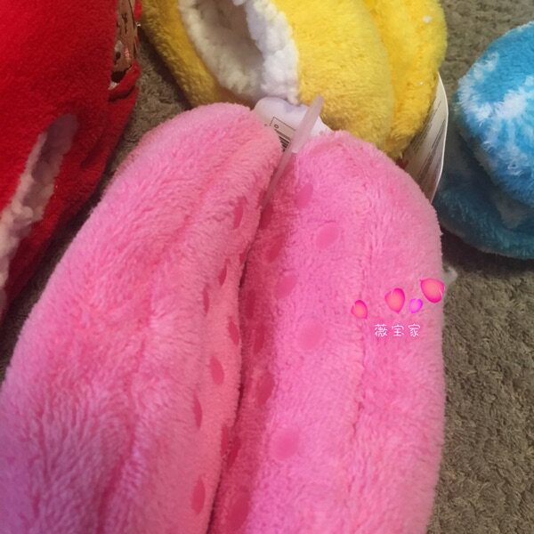 Pantoufles enfants en suède pour hiver - Ref 1028591 Image 3