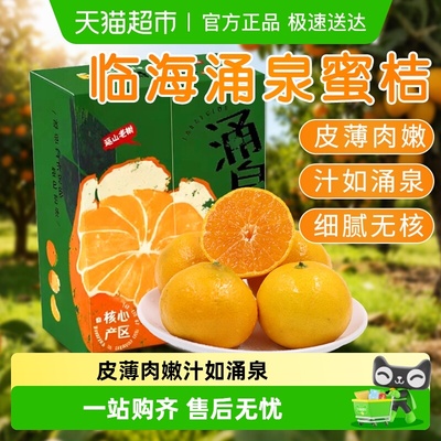 临海涌泉蜜桔薄皮肉嫩无核