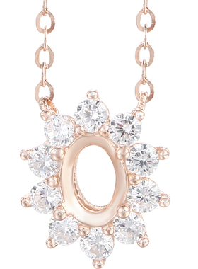 雪花纯银日韩时尚碧玉5*7项链