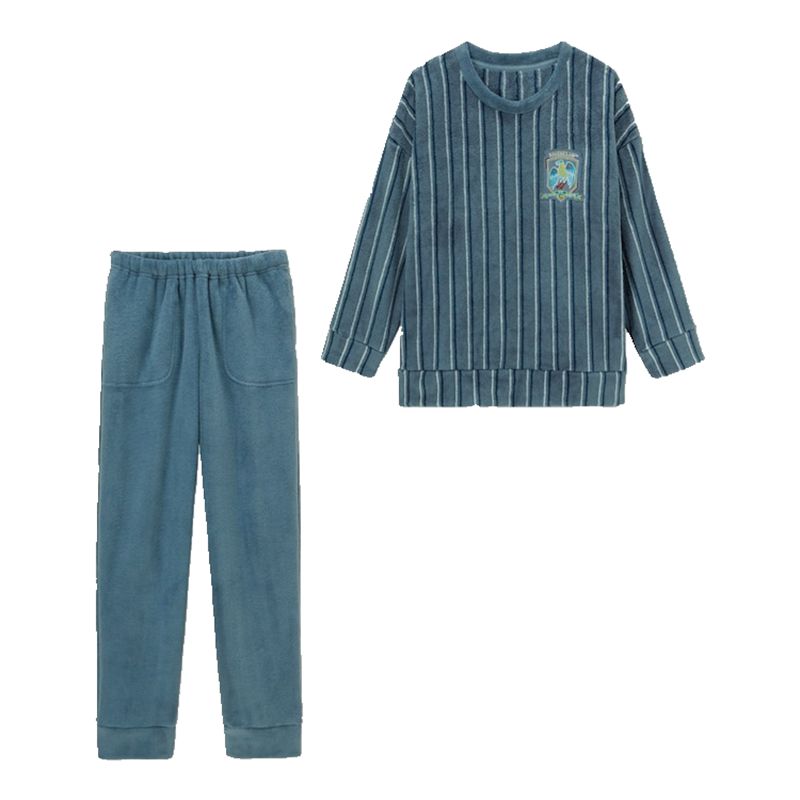 GU极优女装珊瑚绒起居套装HP哈利波特联名款复古舒适家居服331619
