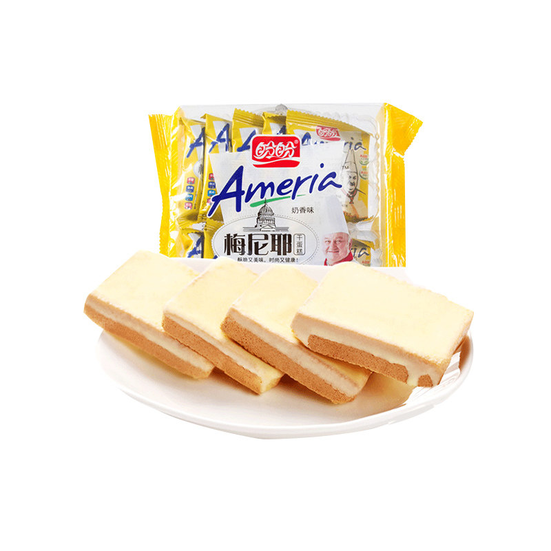 盼盼梅尼耶干蛋糕点心苏打饼干零食休闲食品小吃营养早餐面包干