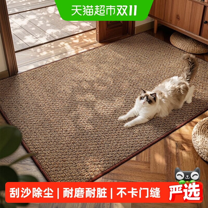 大江椰棕入户门地垫进门地毯高级玄关脚垫蹭脚垫家用门厅地垫