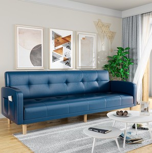 发廊网红科技布艺沙发床1.8米多功能可折叠简易沙发2米双人沙发