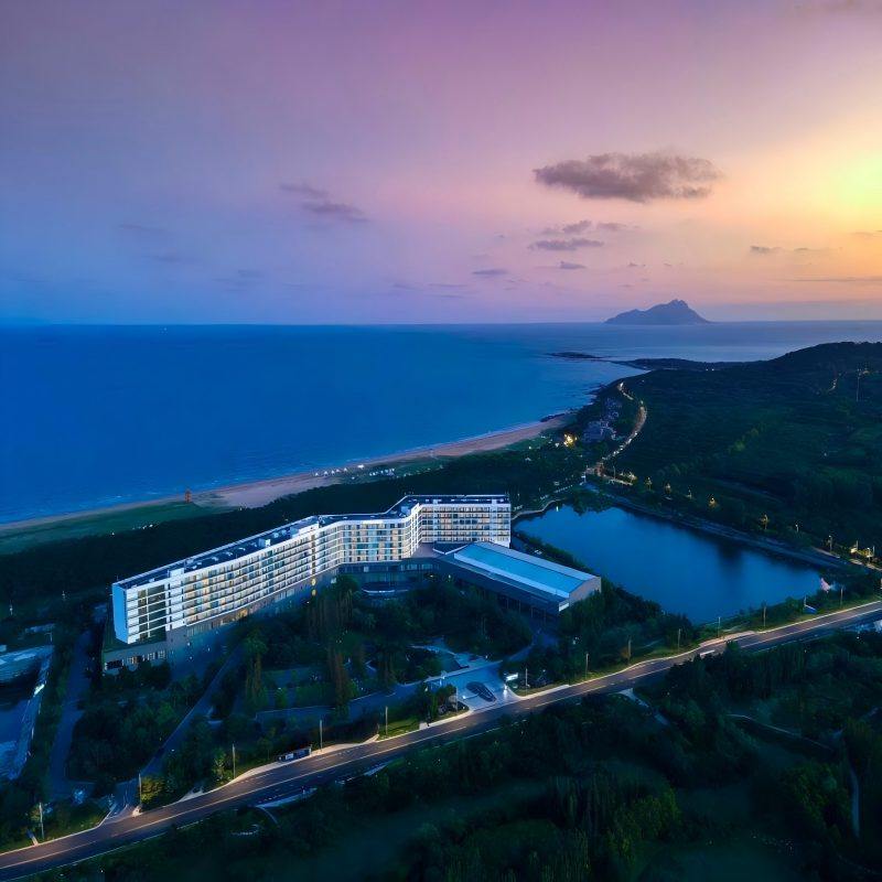 海边度假|青岛银沙滩温德姆酒店|双早|双人中式套餐/自助晚