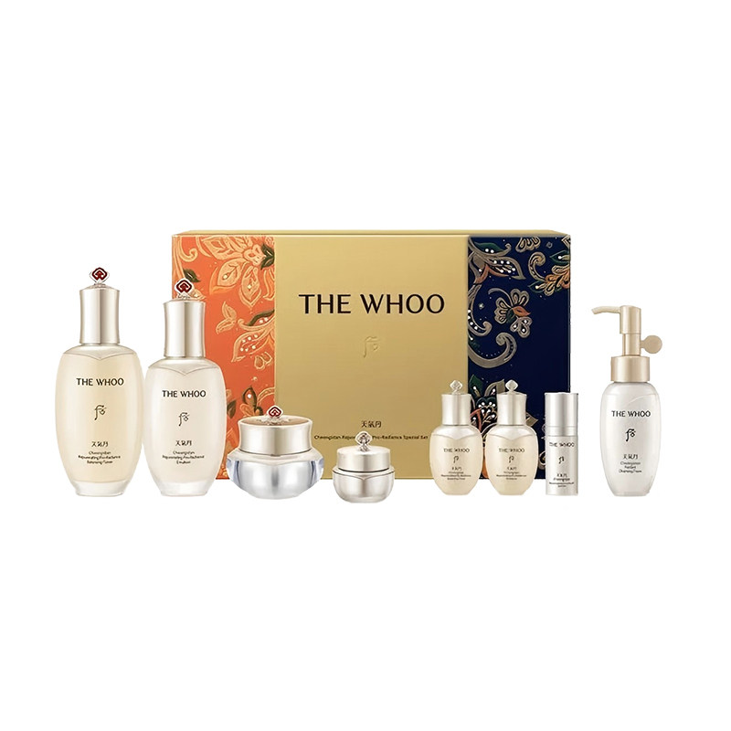 The history of whoo/后天气丹新版八件套盒水乳紧颜补水保湿