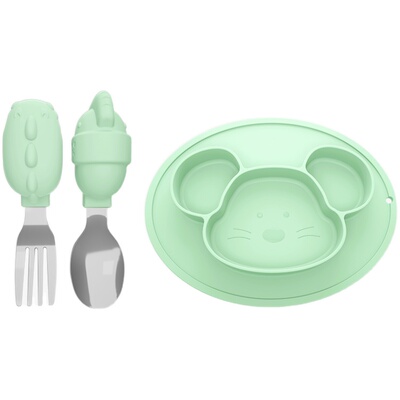 supermama不锈钢短柄小宝宝勺子