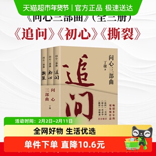 问心三部曲新版全三册追问初心撕裂丁捷著反腐警示录反腐纪实