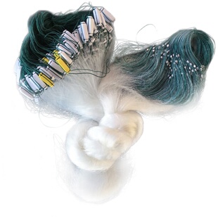 浮网三层大票粘网水上漂网泡沫渔网丝网沾网白条鳙鲢鱼捕鱼网挂网