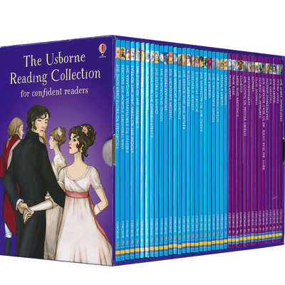 Usborne Reading Collection for Confident Readers 我的第四个图书馆 英文经典名著40册 儿童英语进阶阅读 英文原版进口图书