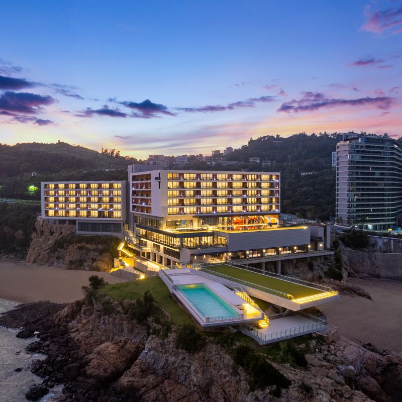 温州洞头丽笙酒店1晚+双早+望海楼或仙叠岩双人景区+旅拍+星球主题游艺园
