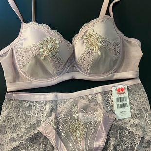 曼75C 80D金标刺绣蕾丝软钢圈显小舒适调整型20840579 80C