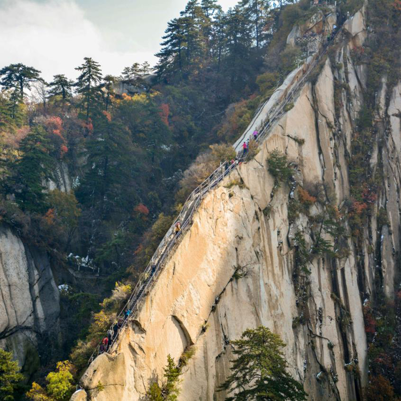 [华山风景名胜区-徒步登山大门票]华山门票徒步