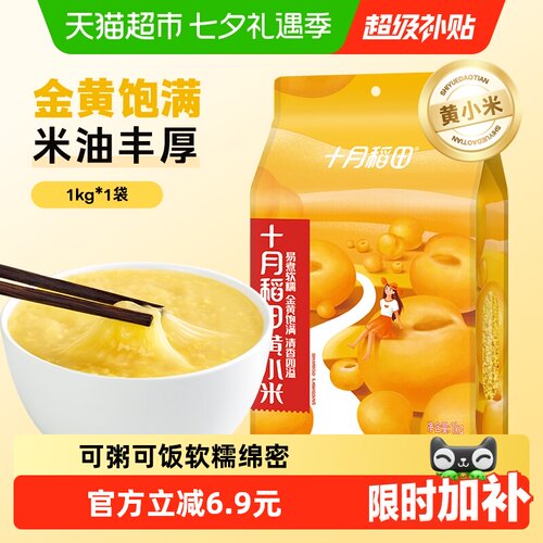 十月稻田黄小米绵密软糯