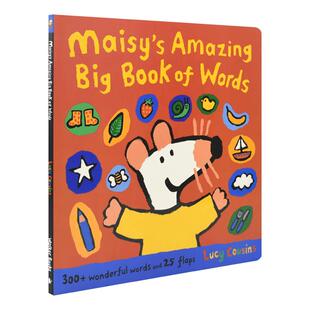Maisy's Amazing Big Book Of Words maisy 小鼠波波主题 幼儿启蒙英语单词书 翻翻页机关书 英文绘本原版进口