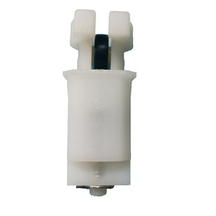 滑轮门配五金配件小折叠门老款铝合金厕所玻璃门上下轨道滑轮配件