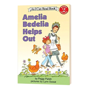 阿梅利亚来帮忙 糊涂女佣第二阶段 英文原版 儿童英语绘本 i Can Read Amelia Bedelia Helps Out 汪培珽推荐进口英语书籍
