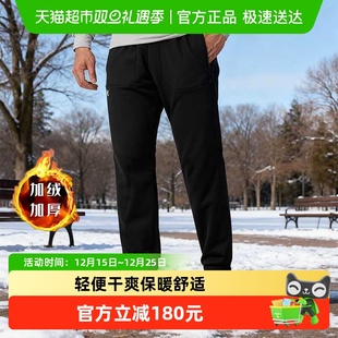 冬季 束脚裤 新款 户外轻质干爽休闲裤 UA安德玛男裤 保暖裤 加绒运动裤