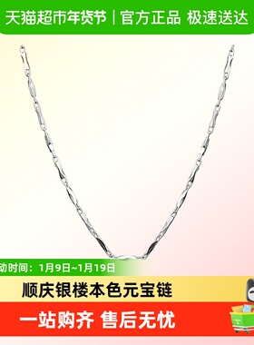 顺庆银楼足银项链