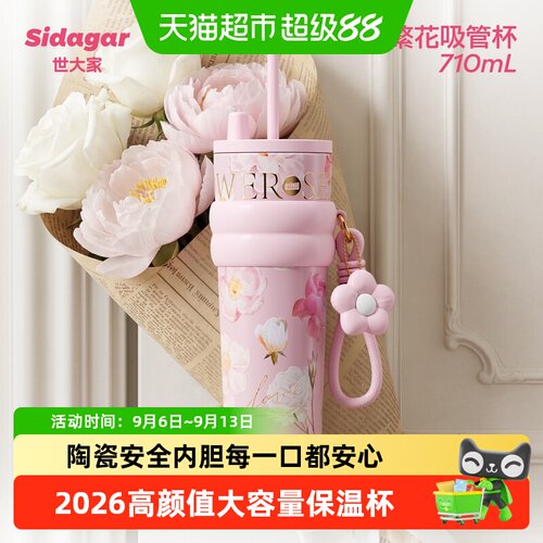 世大家2026款陶瓷内胆防茶渣保温